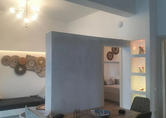 θέαστρον - Theastron House With Great View In Chora 아파트 *